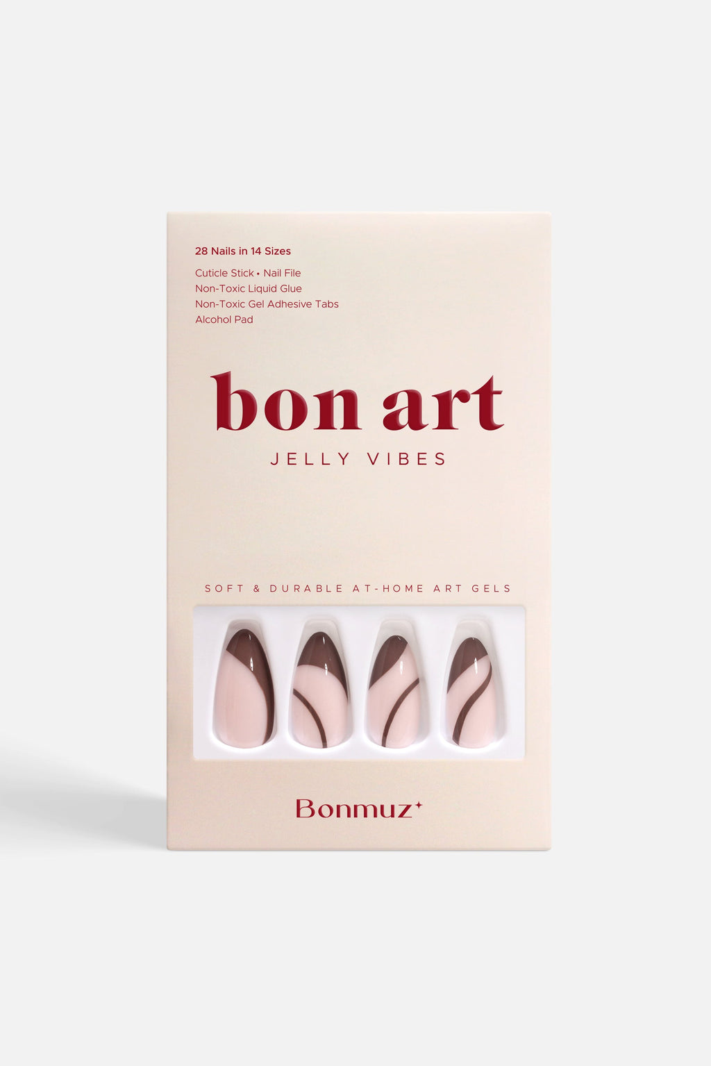 Brewed Brown Serenade | Soft & Durable Press-On Nails