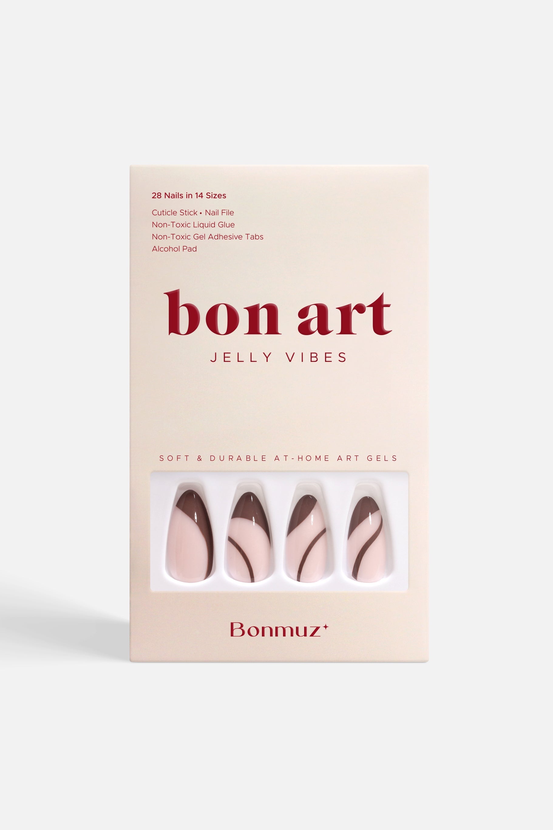 Brewed Brown Serenade | Soft & Durable Press-On Nails